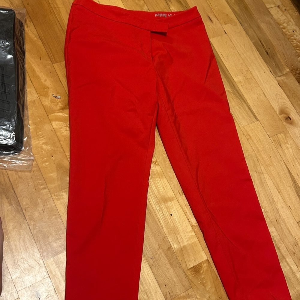 Anne Klein Scarlet Red Pants size 10 women’s